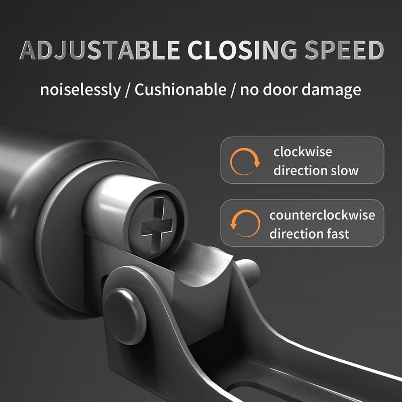 BoXtreamify Screen Door Closer, Storm Door Closer,Lasts for 10 Years, specifically Designed for Screen Doors and Storm Doors, 1 Pack（Black） - Image 3